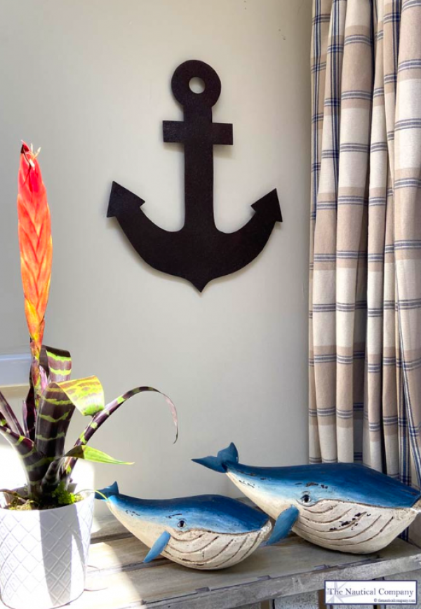 Dekorasi Dinding dengan Jangkar Nautical